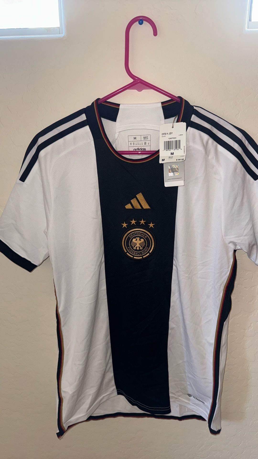 germany national futbol soccer jersey medium size
