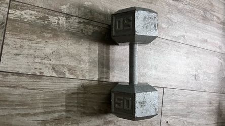 50 pound dumbbell