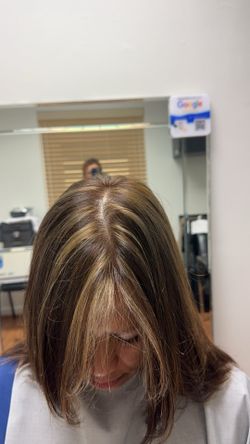 Women Hair Cut,  Color & Hightlights $150