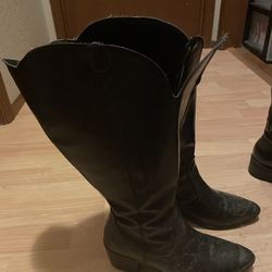 Leather Platform boots 