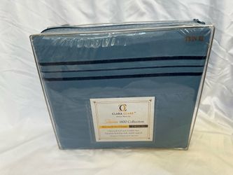 Brand New Twin or Twin XL Size Sheet Set Blue 3 Piece Bed Sheets