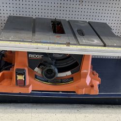 Ridgid Table Saw