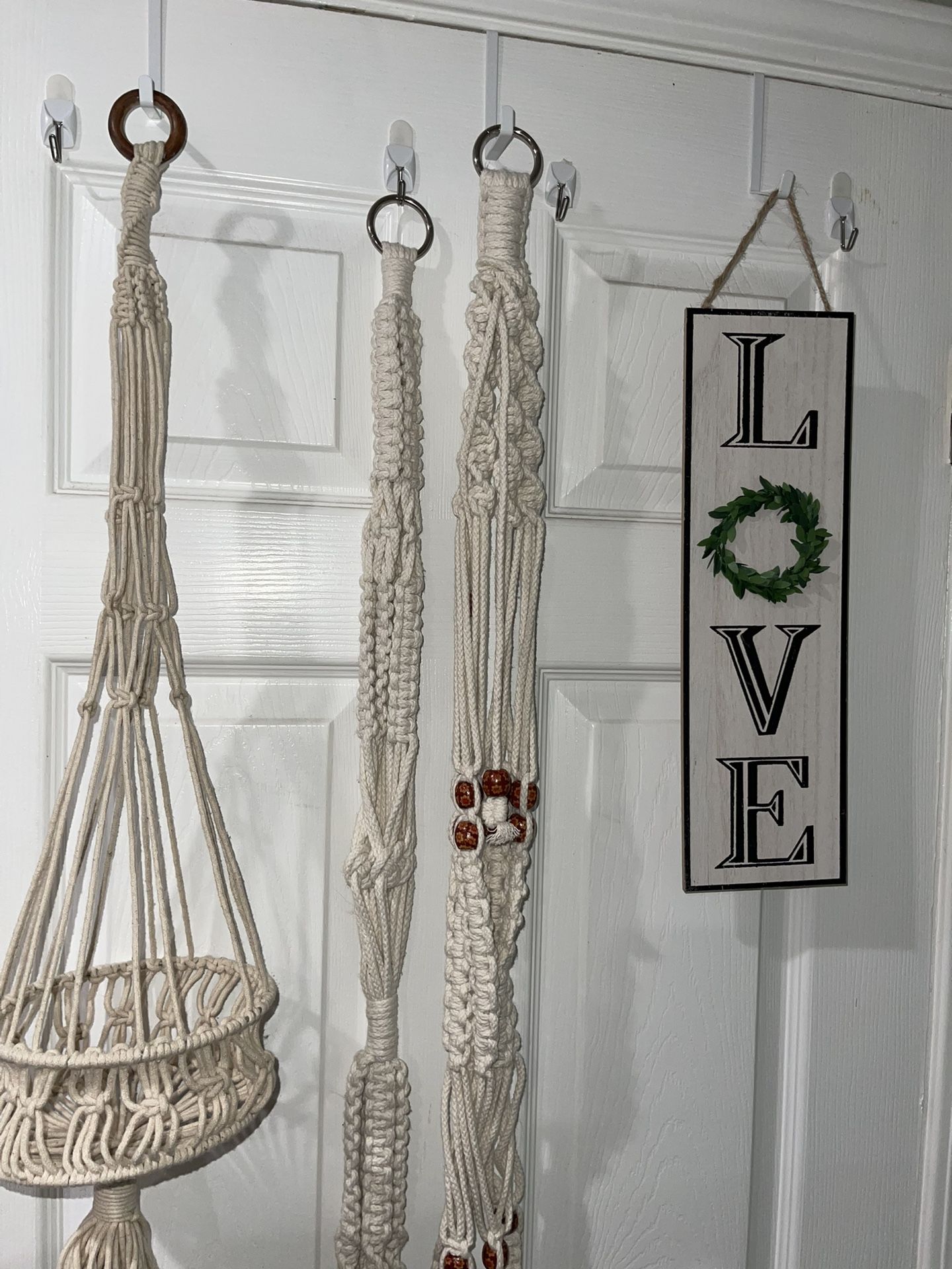 Macrame Plant Holders Boho Home Decor 