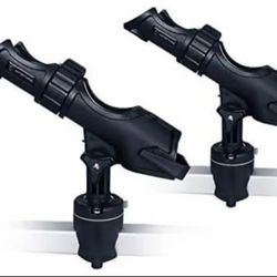 HITORHIKE Fishing Rod Holder Universal Fit Kit Allows for 360-degree Adjustment Kayak Fishing Boat Powerlock Rod Holder new selling for only $25