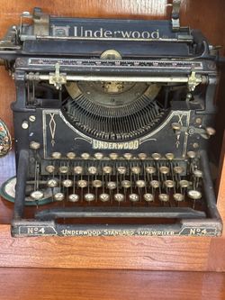 Antique Underwood typewriter
