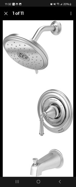 American Standard TU420502.002 Portsmouth Round Tub and Shower Trim Kit