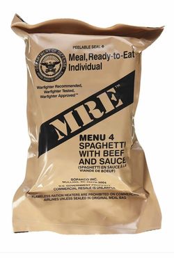 Military MRE Single Meal