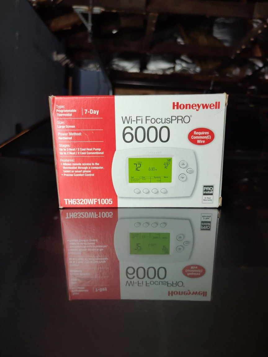 WiFi Thermostat Honeywell Wifi FocusPro 6000