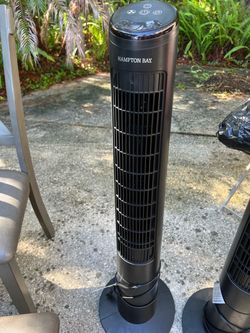 Hampton Bay Black Tower Fan with remote control