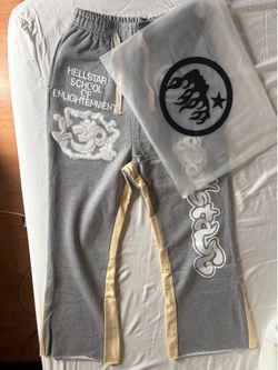 Gray Hellstar Sweatpants ~ School of Enlightenment