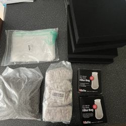 (NEVER USED) Aquarium Filter Media 3 Lbs, 2 Filter Bags, 11 Bio Media Bags, 4 Black Sponges