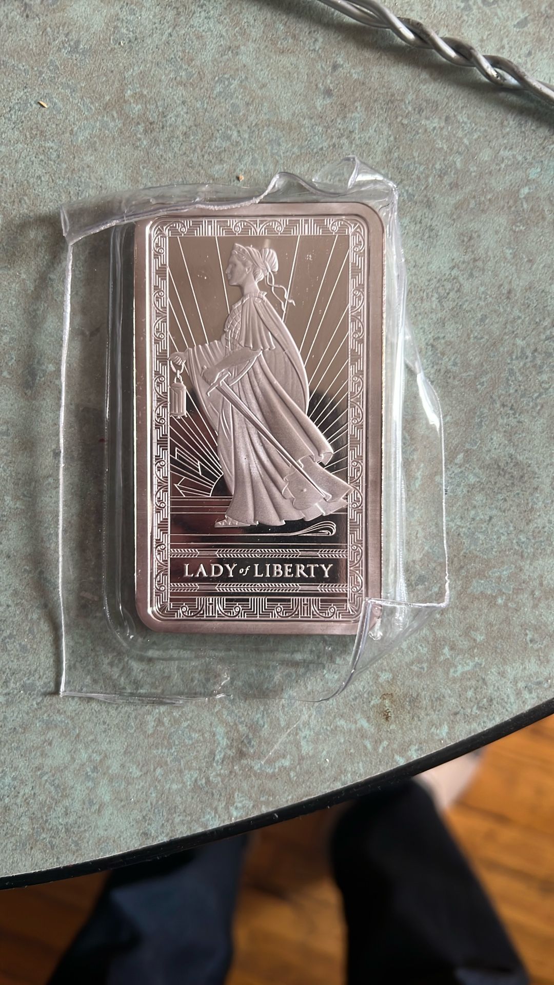 10oz Lady Liberty 999.0