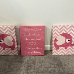 3 Decorative Wall Arts 