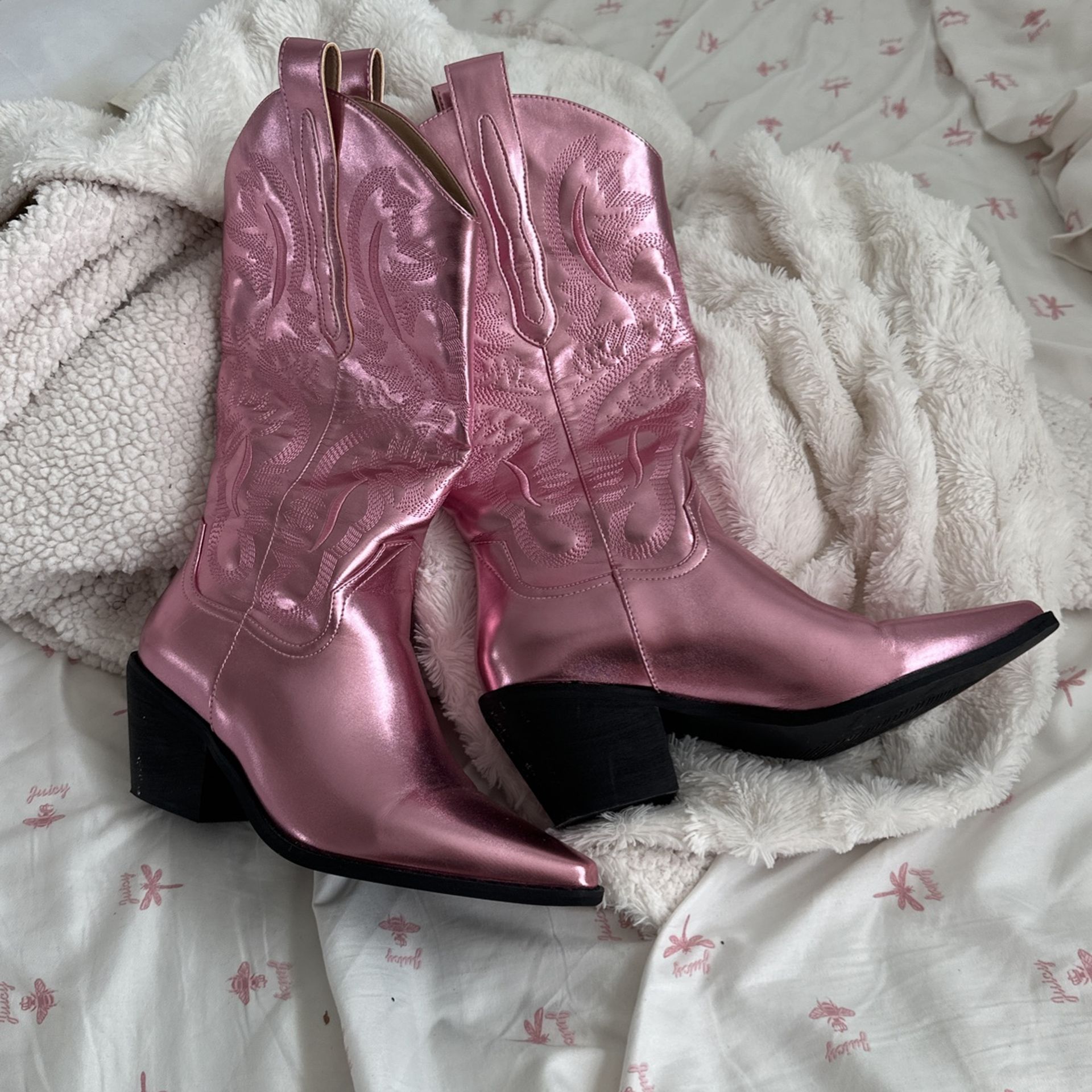 Pink Boots