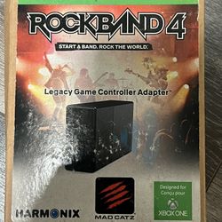 Xbox One Mad Catz Rock Band 4 Legacy Game Controller Adapter NEW SEALED