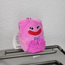 3.5" Squishmallow Poppy Playtime Pink Kissy Missy Keychain Charm Plush