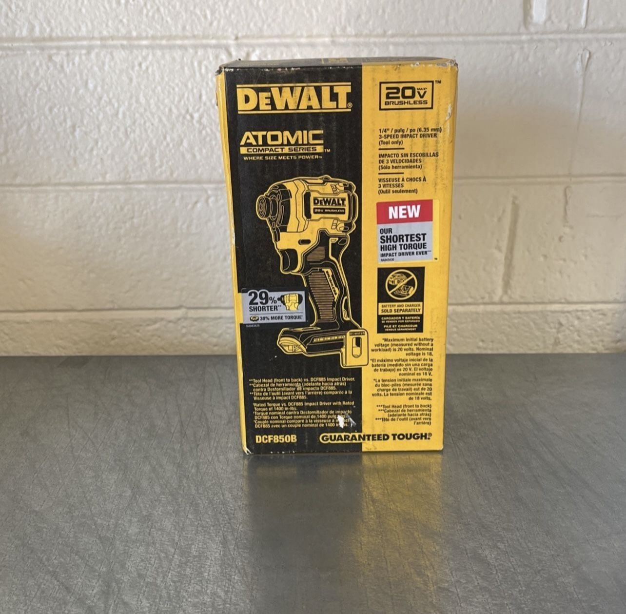 Dewalt DCF850B 20v Atomic Drill *2194