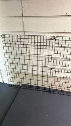 Black Wire Grid Panel with Connectors