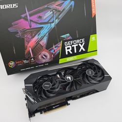Like New Nvidia AORUS Master 3080 Ti Graphic card GPU 12GB
