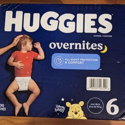 Huggies Overnites  Size 6  36 count