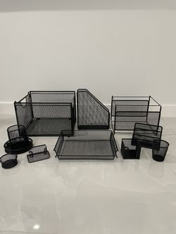 10 Piece Office Stationary Organization Set