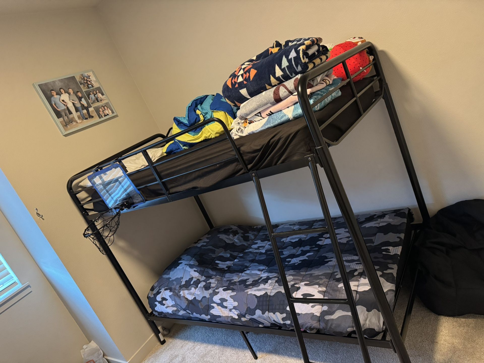 Metal Frame Full Bunk Bed