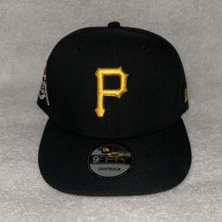New Era Pittsburgh Pirates 9FIFTY Snapback – Black/Gold – New with Stickers