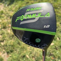 EXCELLENT KRANK GOLF FORMULA 5MET FORGED GOLF DRIVER 12* W FUJIKURA VENTUS BLUE GRAPHITE REGULAR 