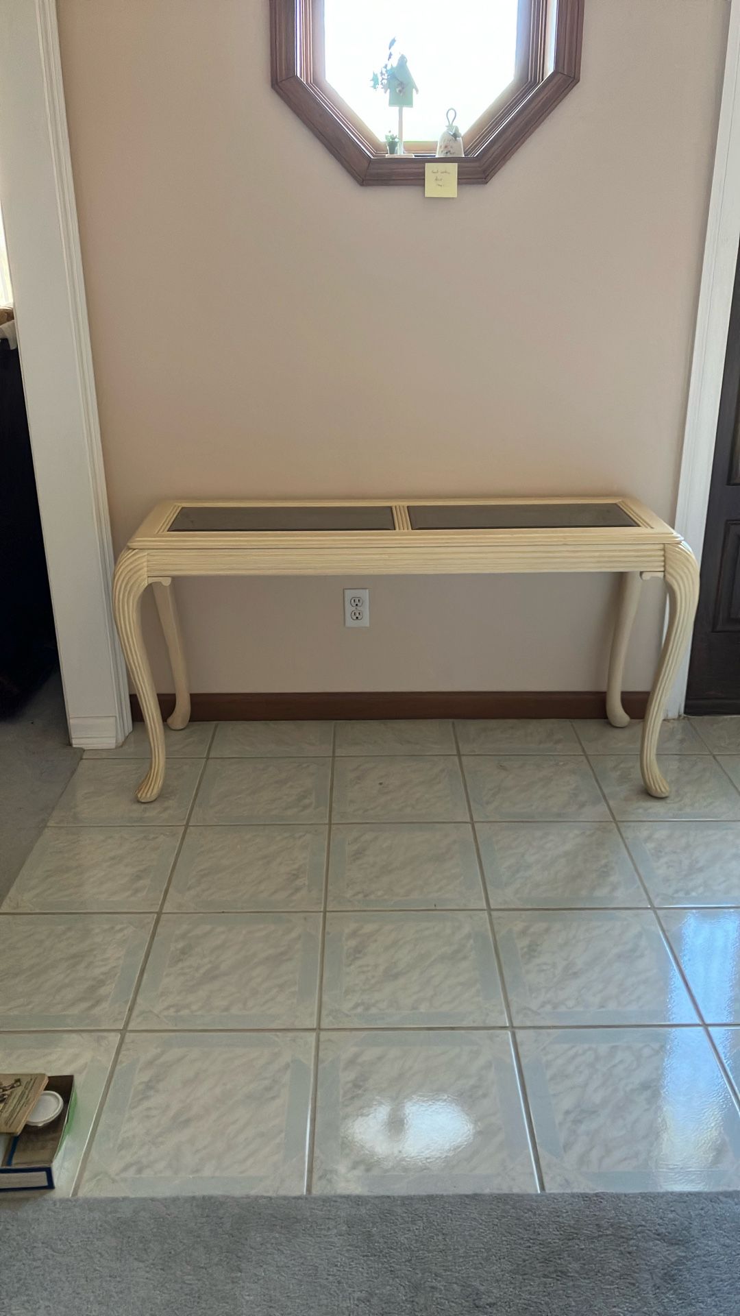 “Behind The Couch” Glass Top Table