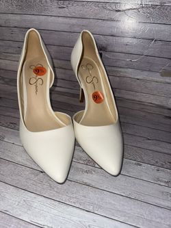 Jessica Simpson Leather d'Orsay Pumps Size 9.5