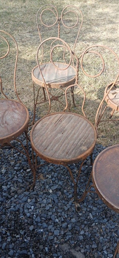 Vintage Ice-cream Parlor Chairs