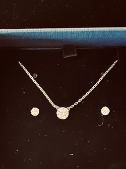 Swarovski set earrings and necklace