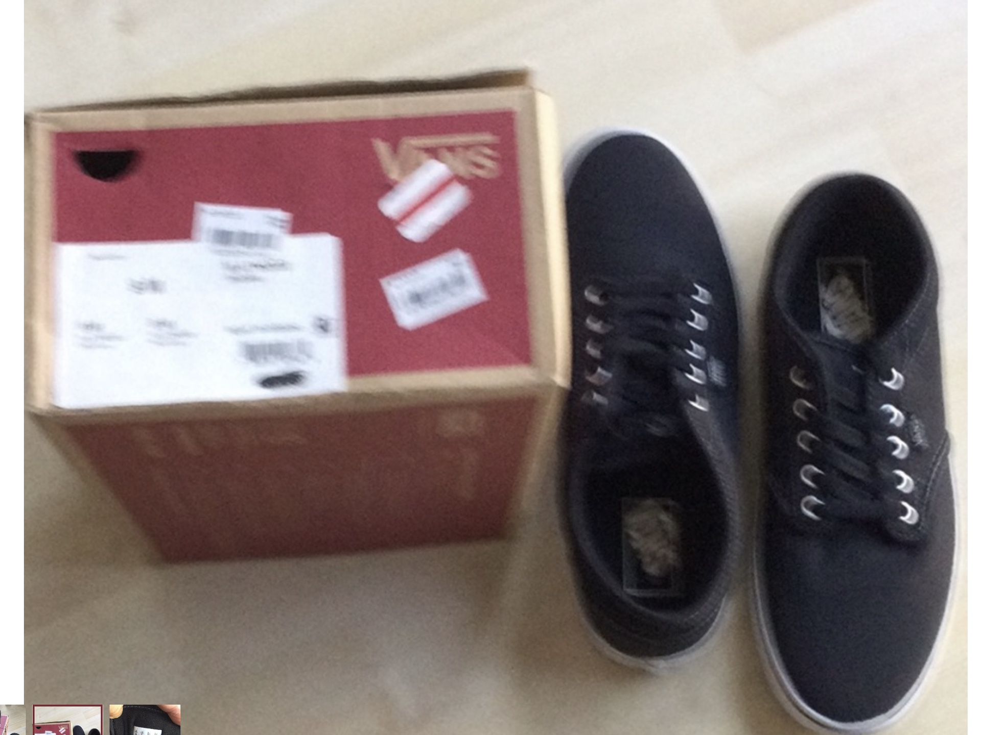 New Vans M Atwood Shoes Size 9 Black