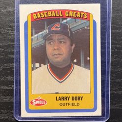1990 Swell Baseball Greats Larry Doby Baseball Card #43