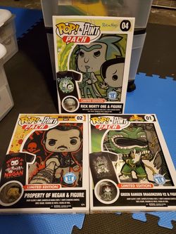 Funko t shirts with mini keychain.