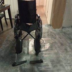 Wheelchair -Silver Sport Drive  Reclining Wheelchair With Leg And Foot Rests.