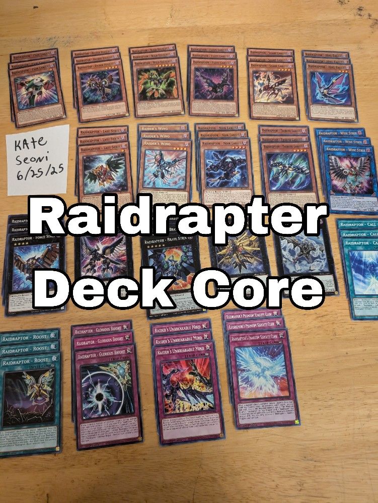Yu-Gi-Oh Raidrapter Deck Core