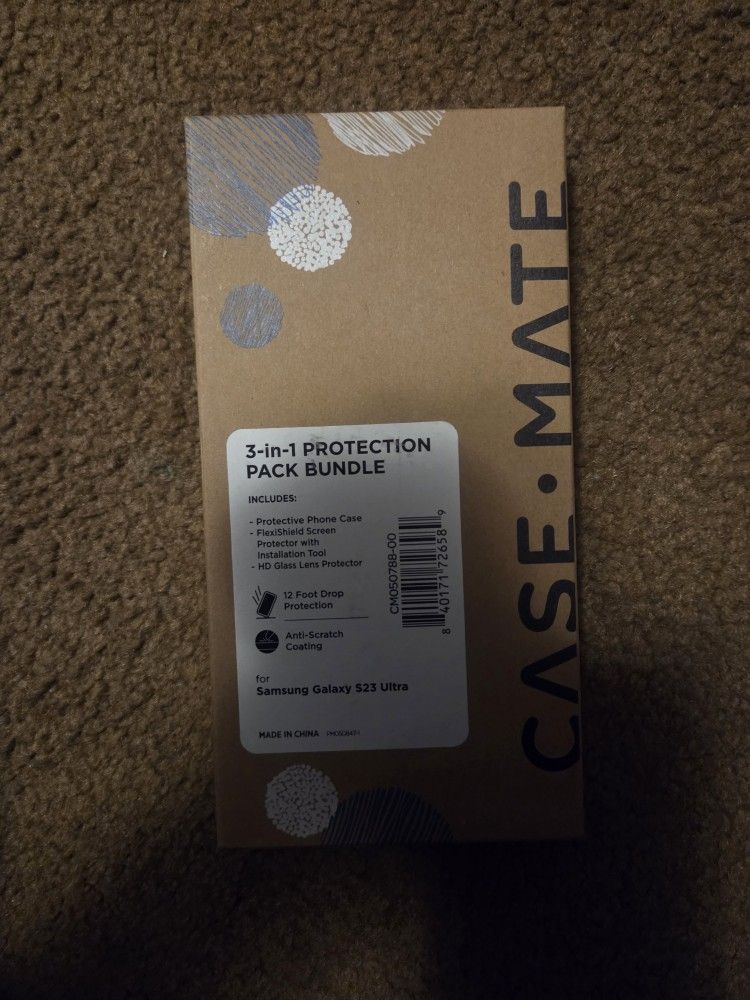 3-in-1 Protection Pack Bundle Phone Case For Samsung Galaxy S23