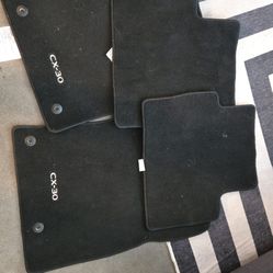 New 2020-2025 OEM Mazda CX-30 Black Carpeted 4 pcs Floor Mats Set #DGH9-68-G20A