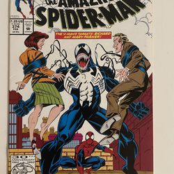 Amazing Spider-Man #374 Classic Venom Cover - Bagley Cover & Art 1993