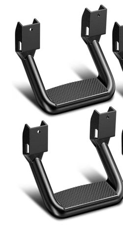 Universal Truck Side Steps with Mounting Brackets – Set of 4 – New