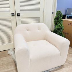 Comfy Accent Chair Single Sofa Chair with Armrest for Living Room, Reception Room