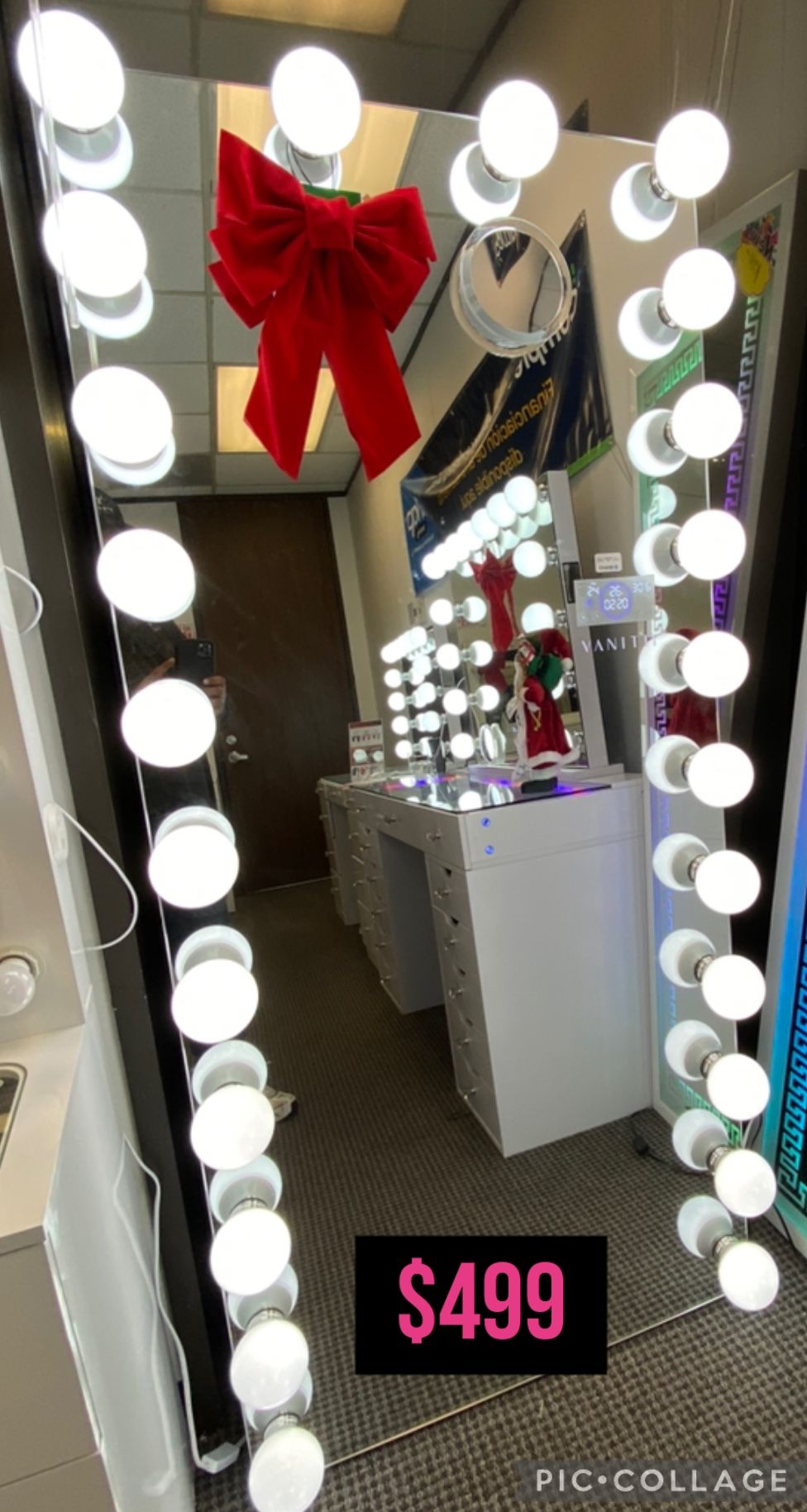 New Full Body LENGHT Hollywood Bluetooth Mirror