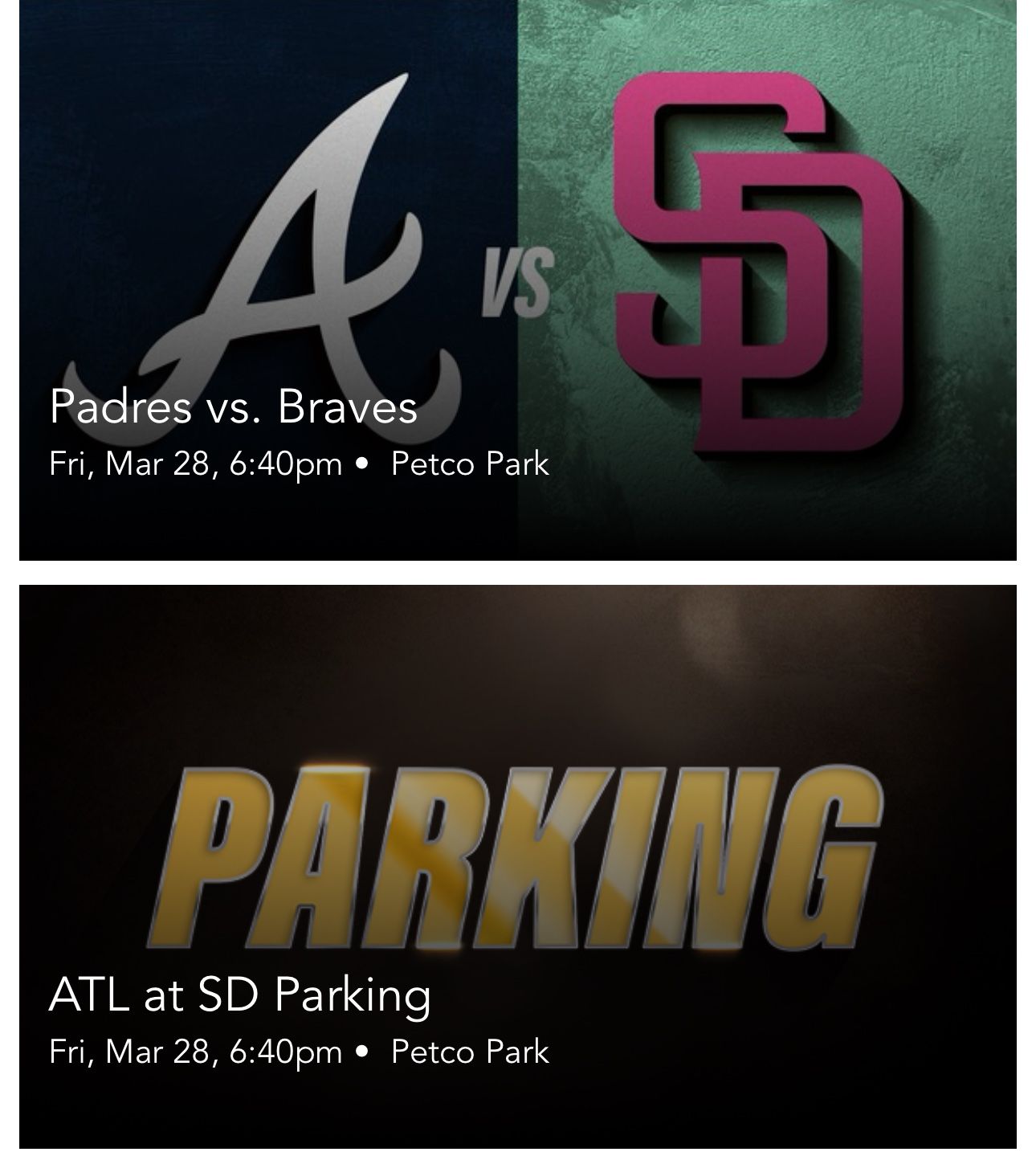 Padres Opening Friday 03/28/25