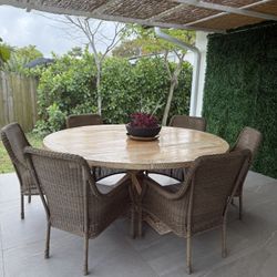 Table , Dinning Set, Juego De Comedor, Patio, Outdoor Indoor