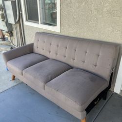✨ Mid-Century Modern Sofa + Chaise (Needs Cleaning) 