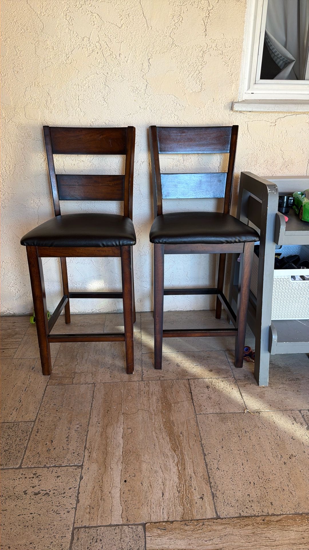 Barstool Chairs, Brown Color