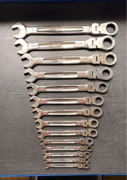 Milwaukee SAE Flex Head Ratcheting Wrench Set