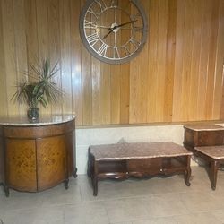 French Provincial Room Tables/Vintage Rococo-Revival 
