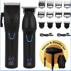 NEW AMULISS Grooming Set (Hair Clipper/Beard Trimmer/ Hair Dryer)